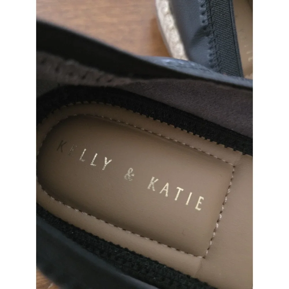 Kelly & Katie Espadrille Flats Shoes Women's 6m Comfort Classic‎ Ballet Slip On